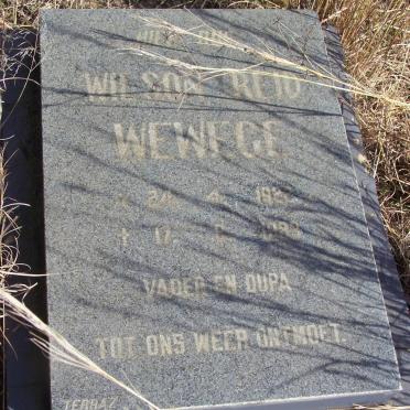 WEWEGE Wilson Reid 1922-1982