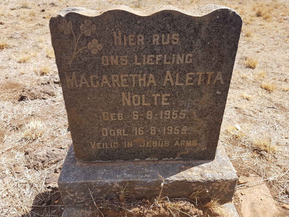 NOLTE Magaretha Aletta 1955-1955