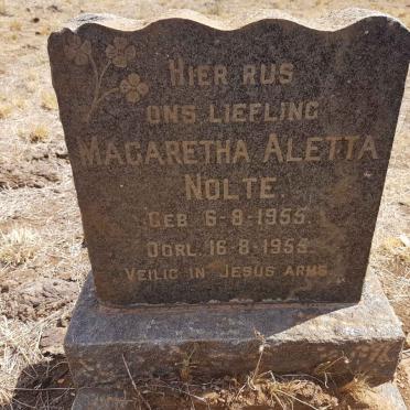 NOLTE Magaretha Aletta 1955-1955