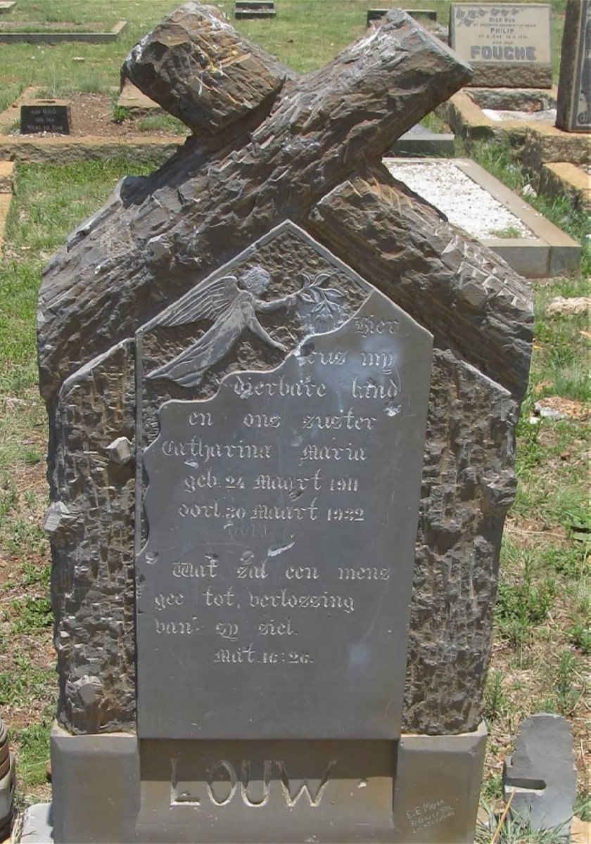 LOUW Catharina Maria 1911-1932