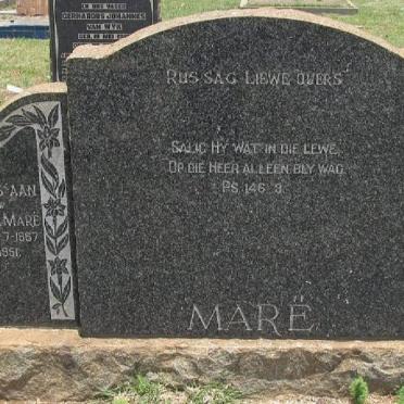 MARE Jacob P. 1865-1942 &amp; Rachel J.C. RINKE 1867-1951