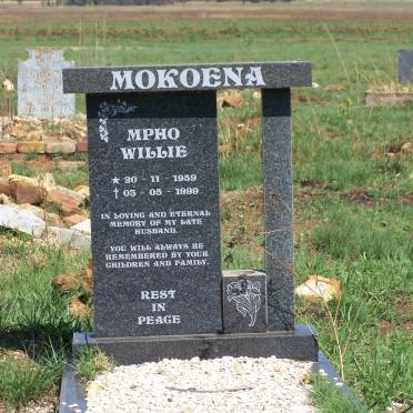 MOKOENA Mpho Willie 1959-1999