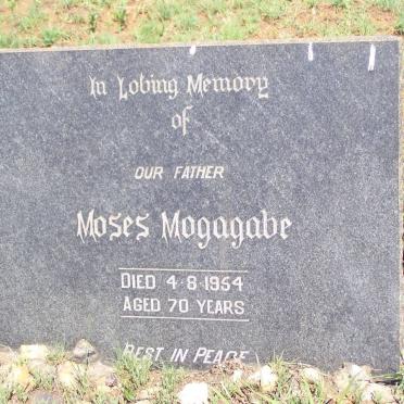 MOGAGABE Moses -1954