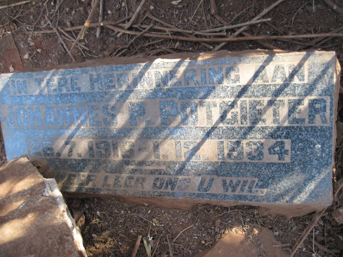 POTGIETER Johannes P. 1916-1934