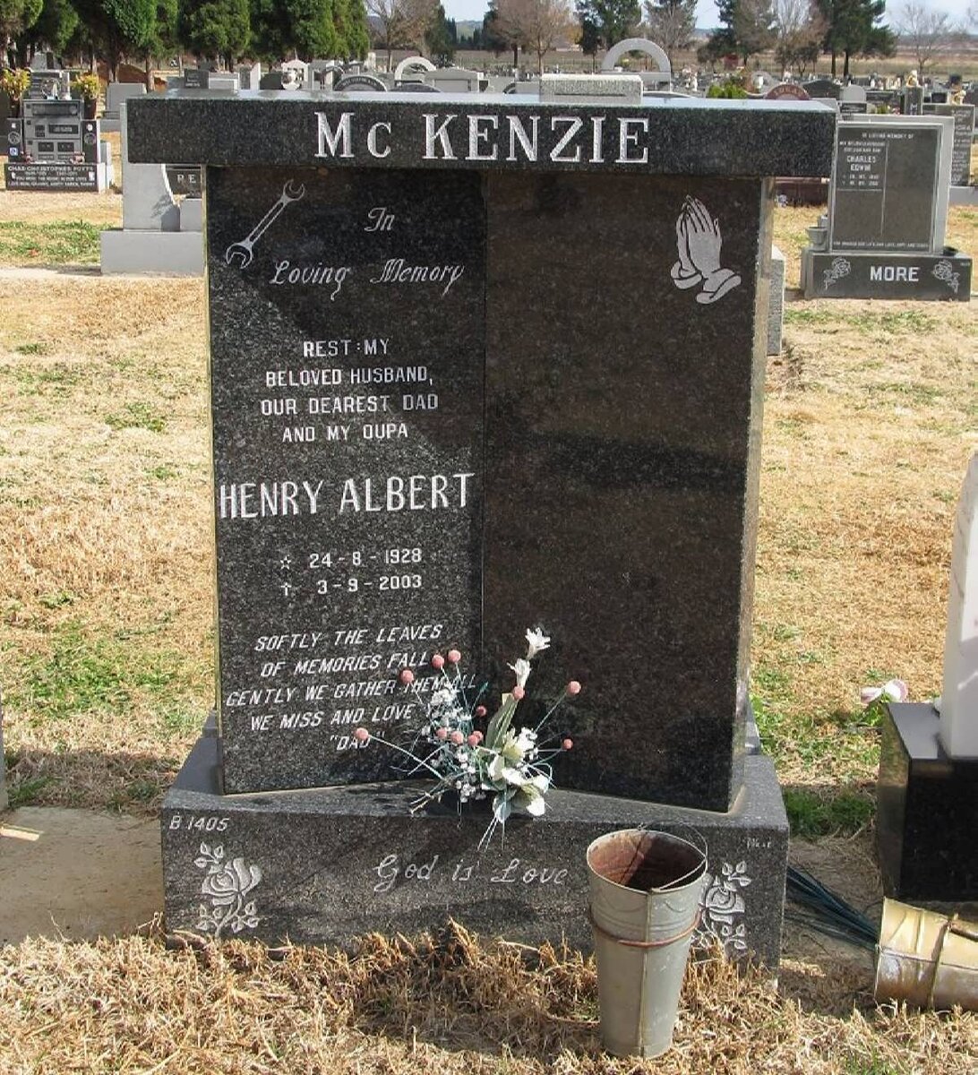 MCKENZIE Henry Albert 1928-2003