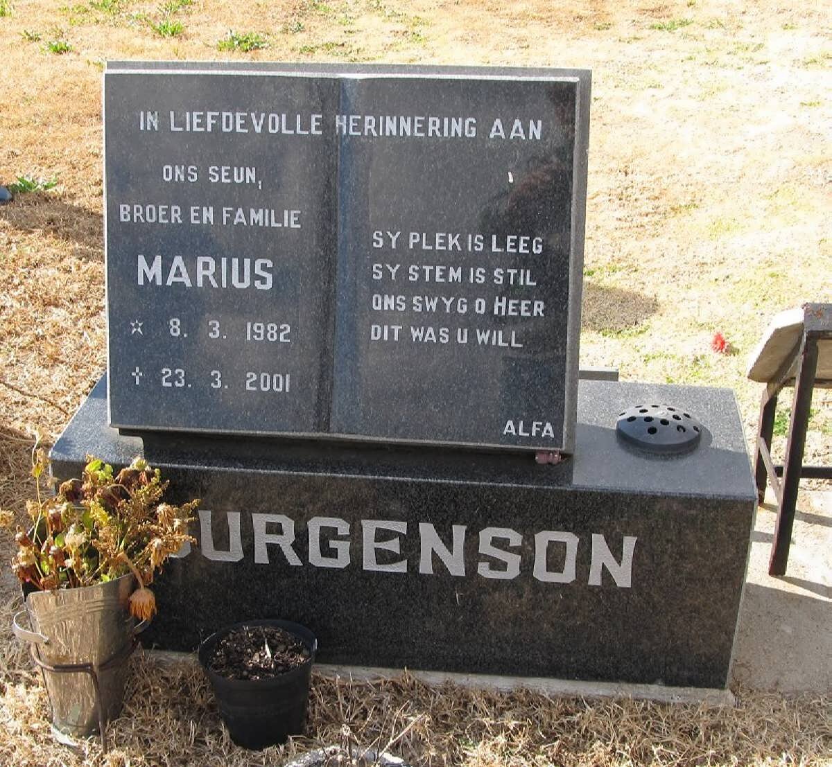 JURGENSON Marius 1982-2001