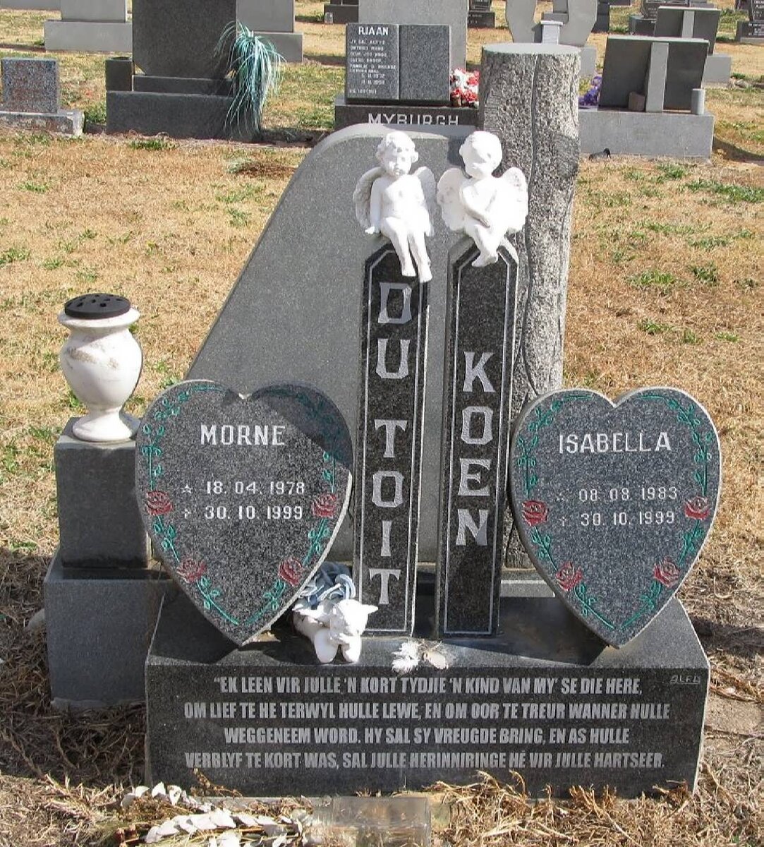 TOIT Morne, du 1978-1999 :: KOEN Isabella 1983-1999