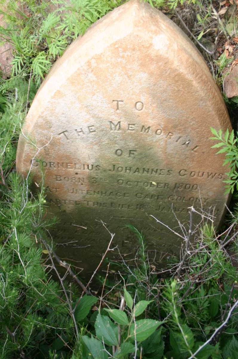 GOUWS Cornelius Johannes 1800-1881