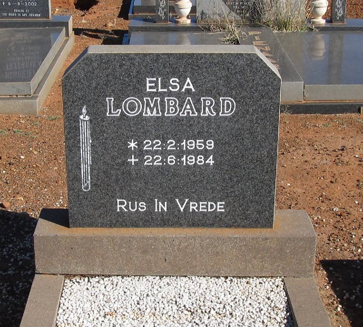 LOMBARD Elsa 1959-1984