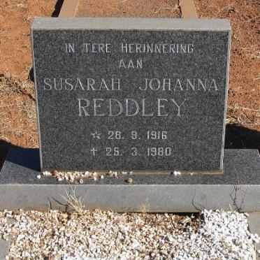 REDDLEY Susarrah Johanna 1916-1980
