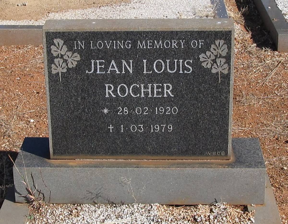 ROCHER Jean Louis 1920-1979