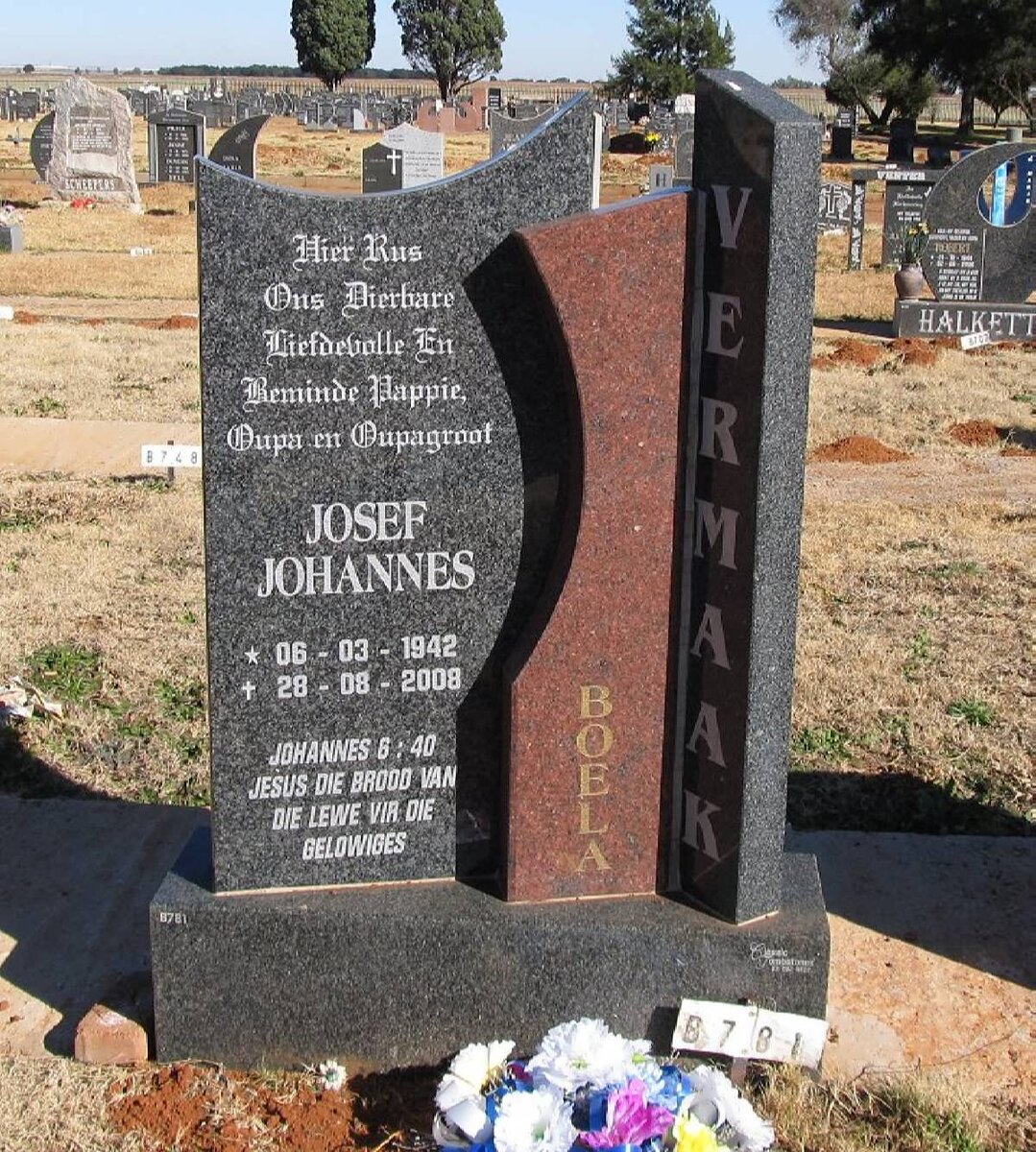 VERMAAK Josef Johannes 1942-2008