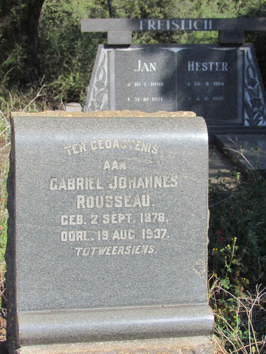 ROUSSEAU Gabriel Johannes 1878-1937