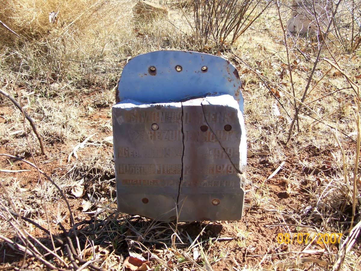 BEZUIDENHOUT ? 1919-1919