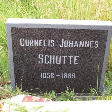 SCHUTTE Cornelis Johannes 1858-1889