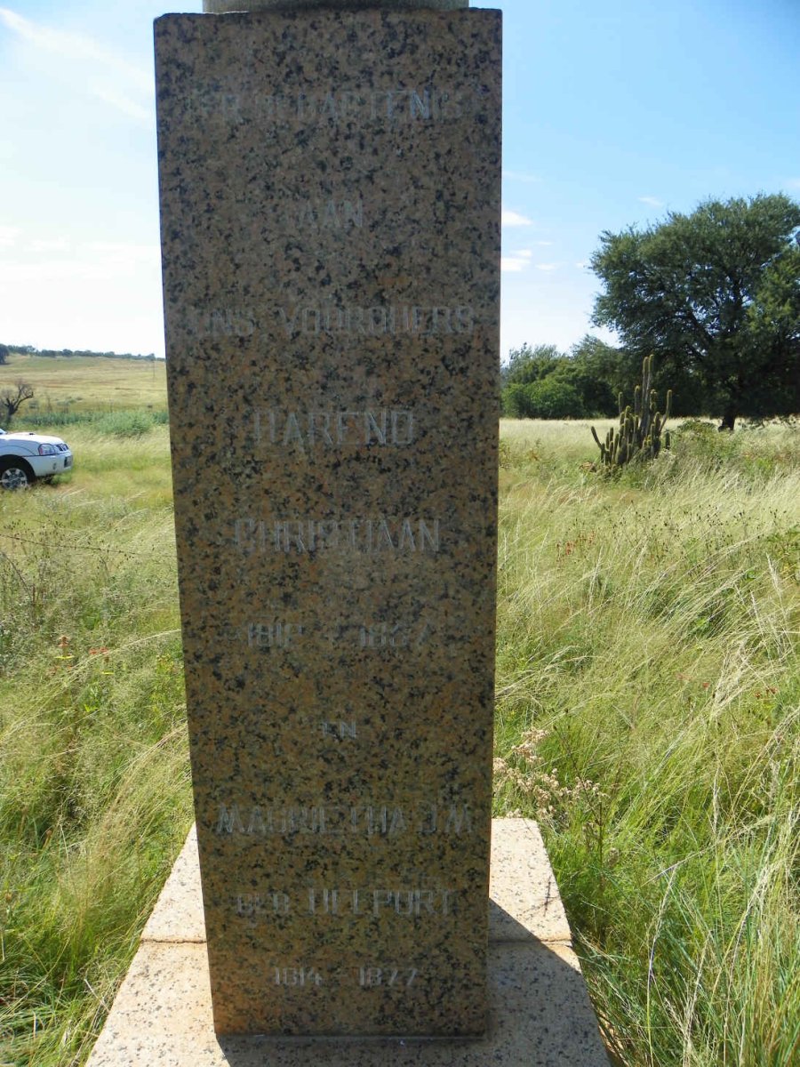 GREYLING Barend Christiaan 1812-1857 &amp; Magrietha J.M. DELPORT 1814-1877