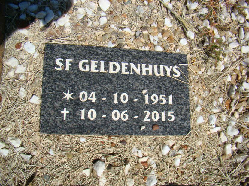 GELDENHUYS S.F. 1951-2015