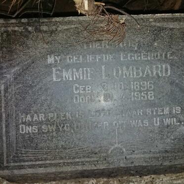 LOMBARD Emmie 1896-1958