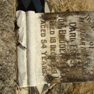 BUDDENBROCK Carl Ernst, von -1939