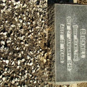 BRICKHILL May Constance nee HAMILTON -1940