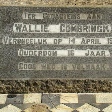 COMBRINCK Wallie -1938