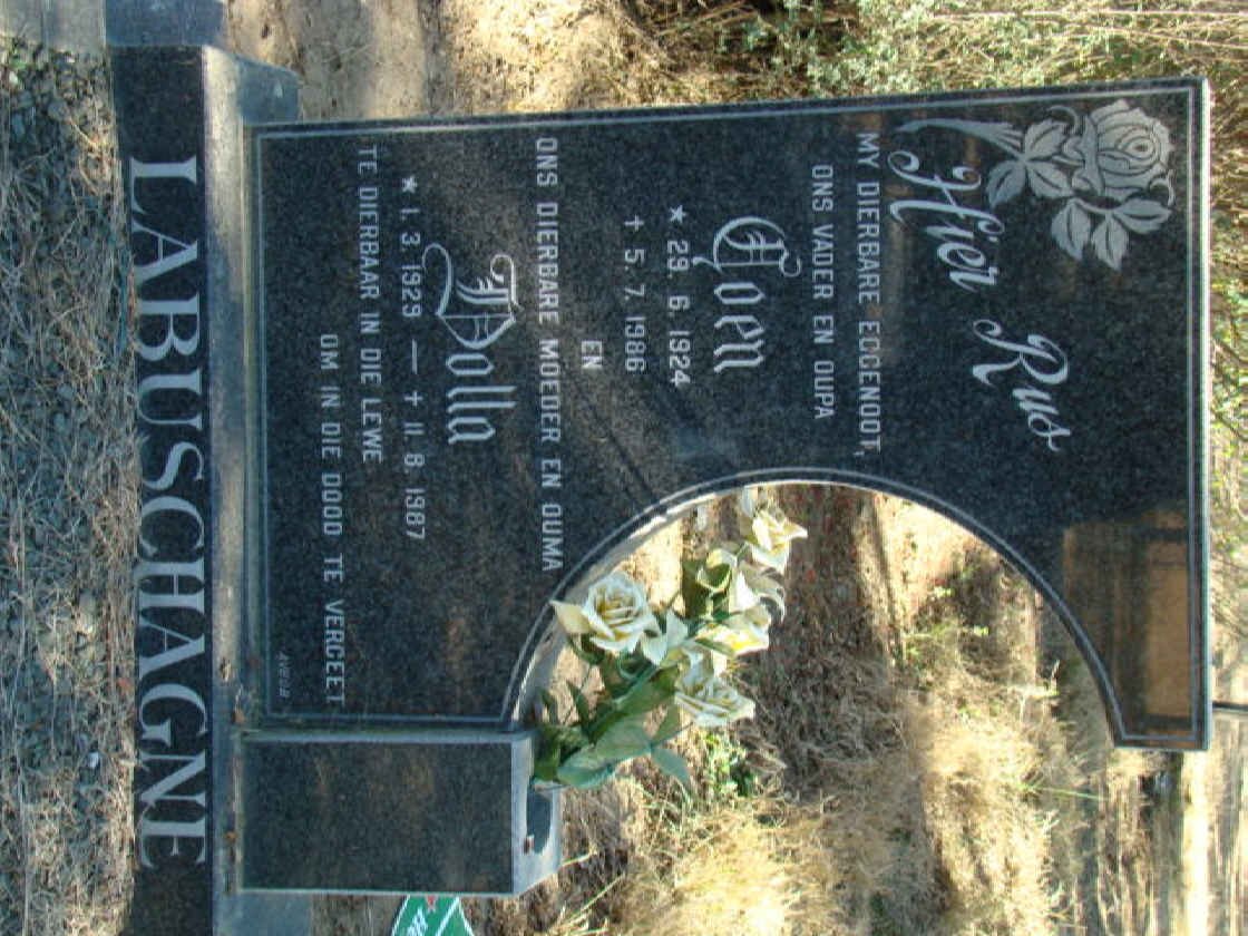 LABUSCHAGNE Coen 1924-1986 &amp; Dolla 1929-1987