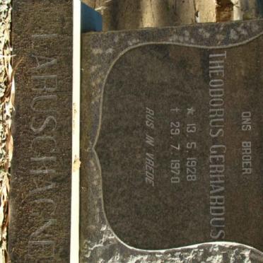 LABUSCHAGNE Theodorus Gerhardus 1928-1970