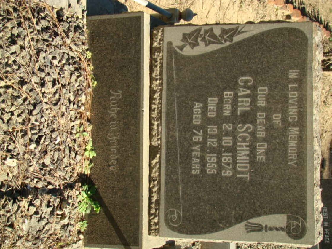 SCHMIDT Carl 1879-1955