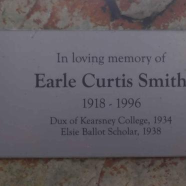 SMITH Earle Curtis 1918-1996