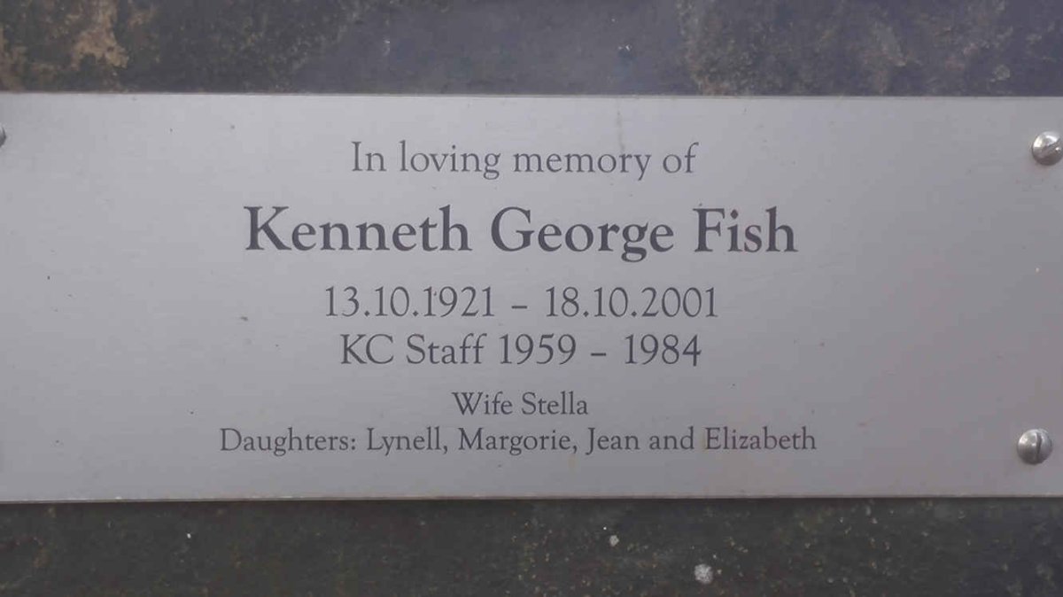 FISH Kenneth George 1921-2001