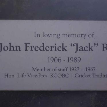 REECE John Frederick 1906-1989
