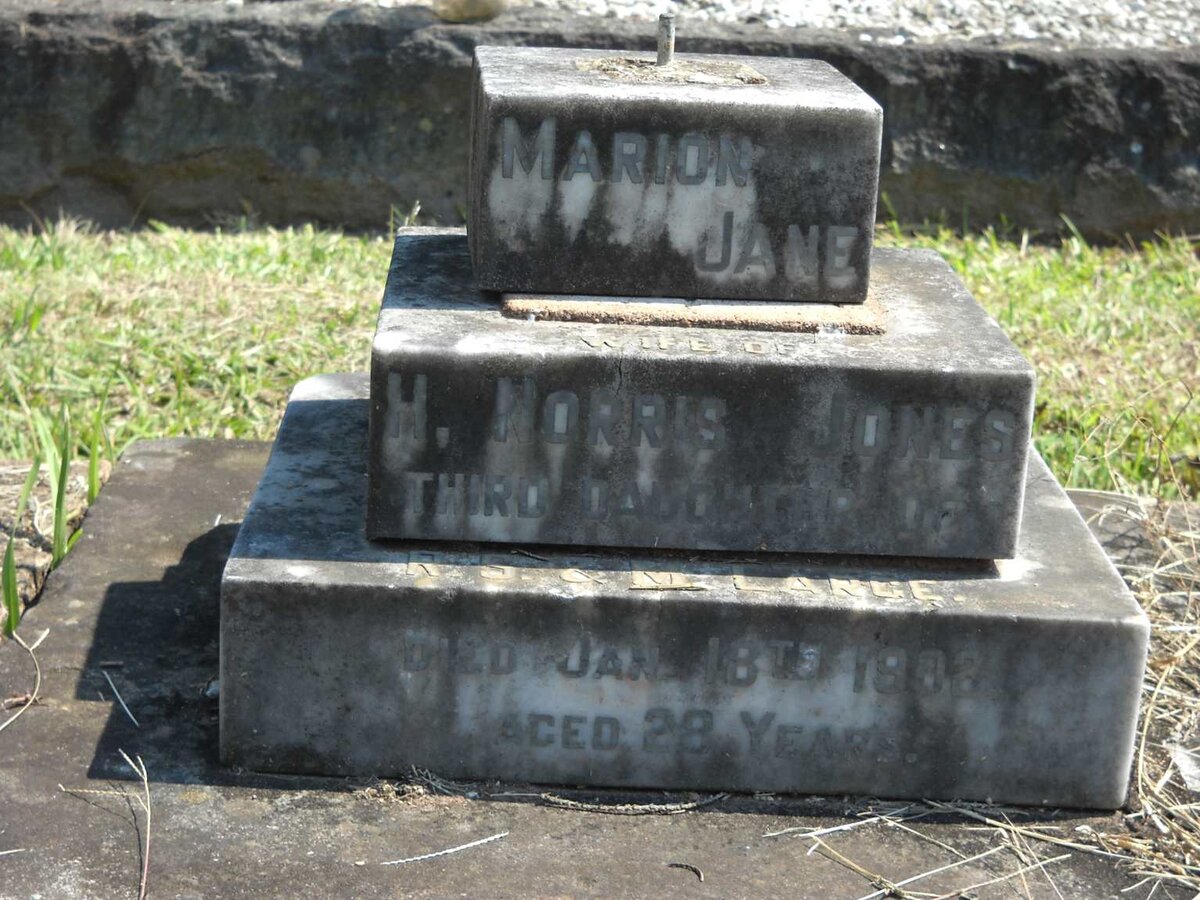 JONES Marion Jane, NORRIS nee LARGE -1902