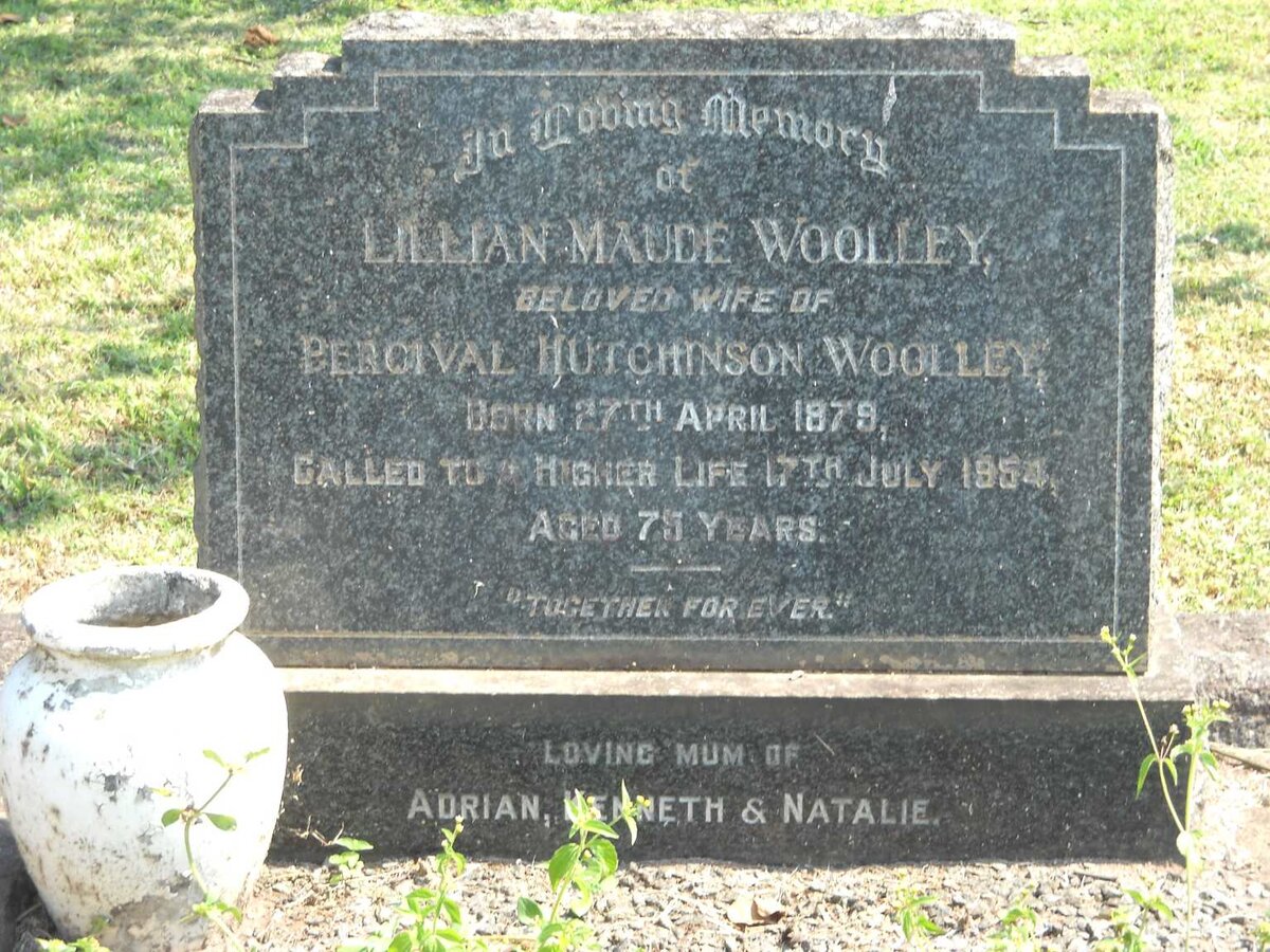 WOOLLEY Lillian Maude 1879-1954