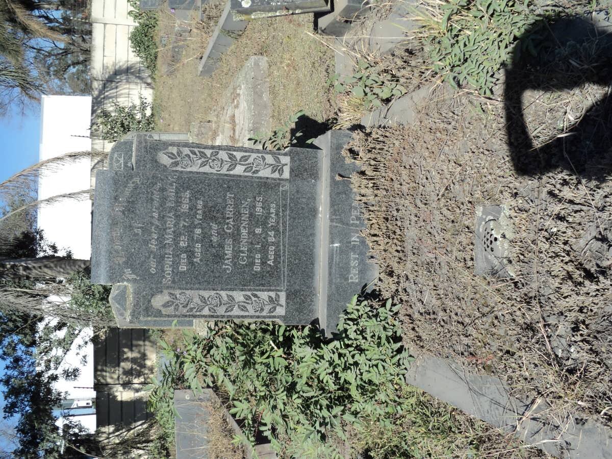 CLENDENNEN James Garret -1965 &amp; Sophia Maria Emily -1965