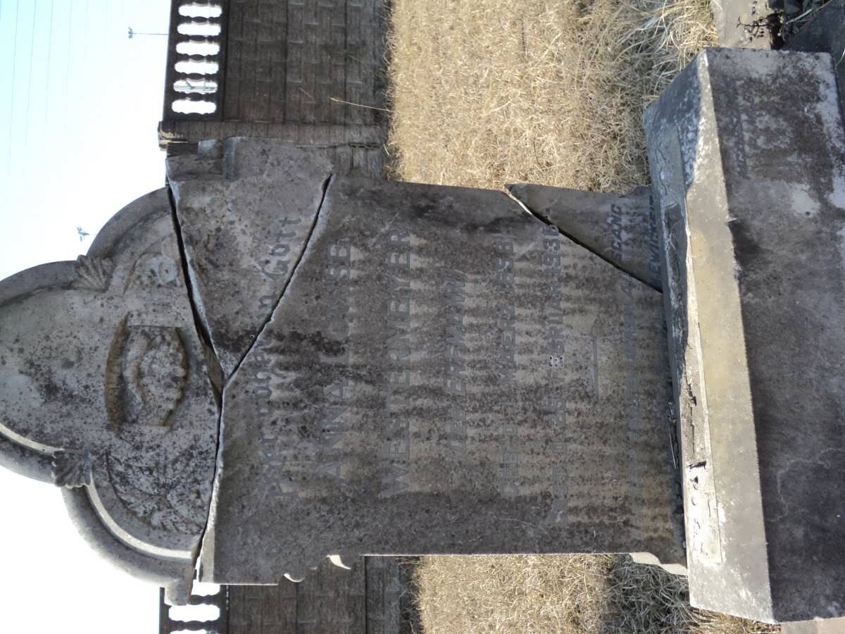 WESTERMEYER Anna Louise nee ERFMANN 1858-1936