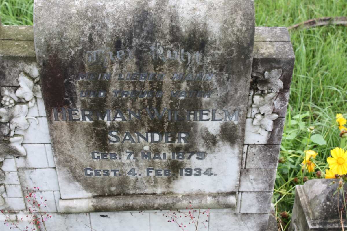 SANDER Herman Wilhelm 1879-1934