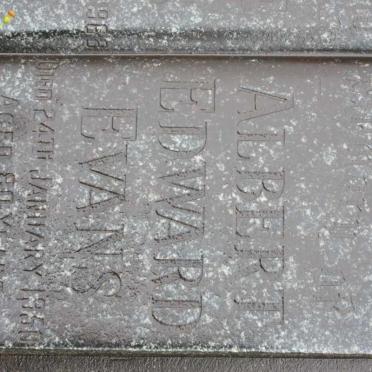 EVANS Albert Edward -1950