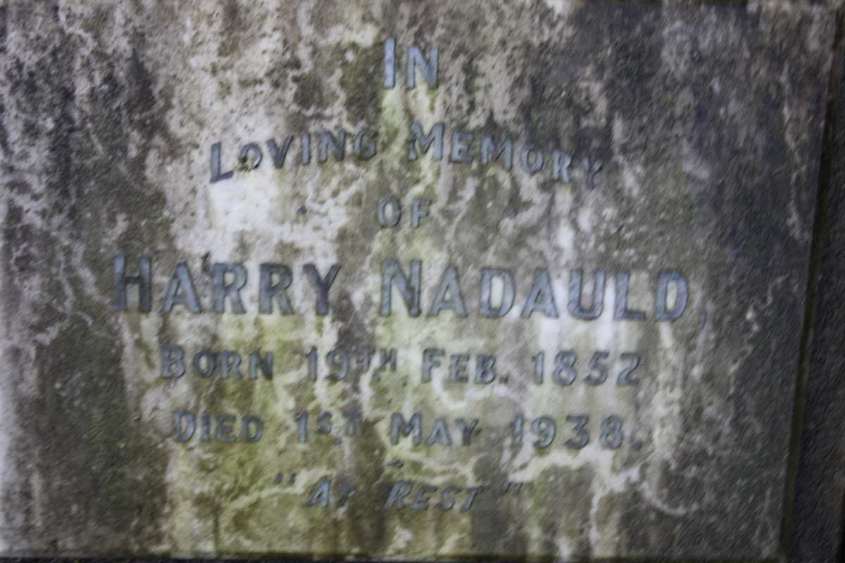 NADAULD Harry 1852-1938