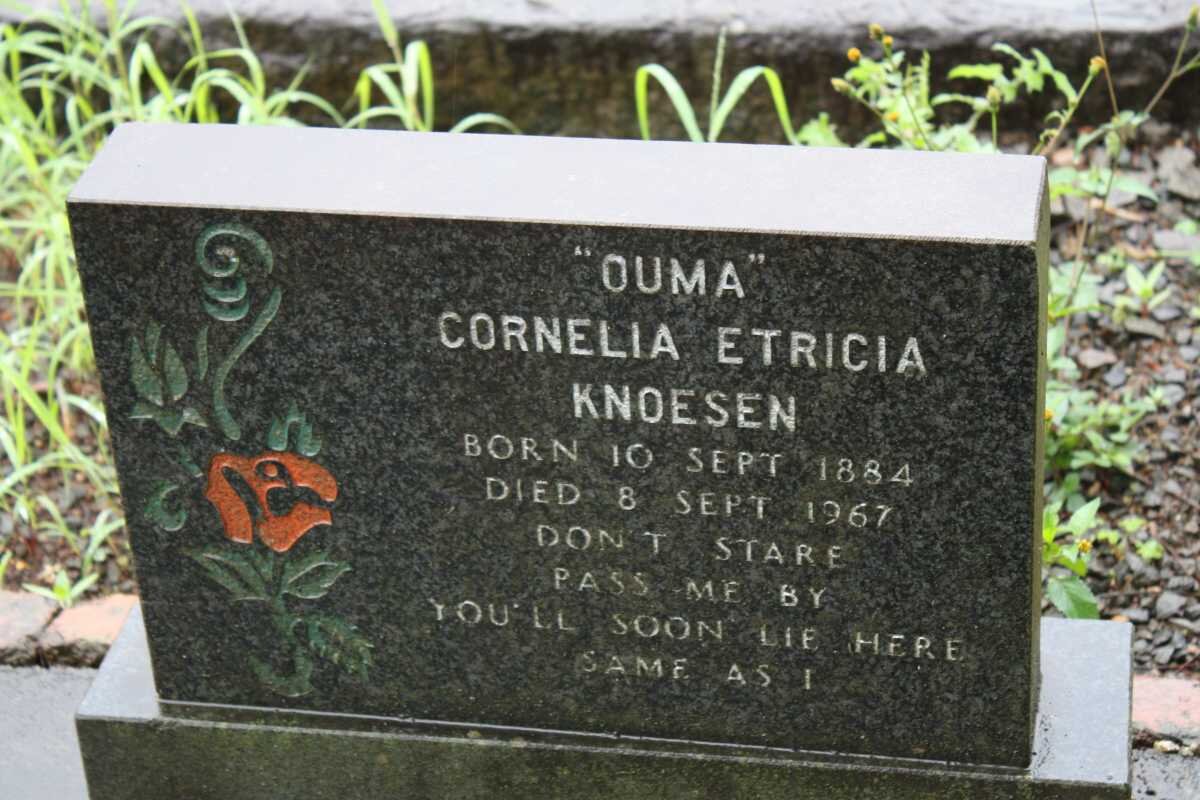 KNOESEN Cornelia Etricia 1884-1967