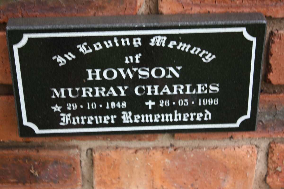 HOWSON Murray Charles 1948-1996