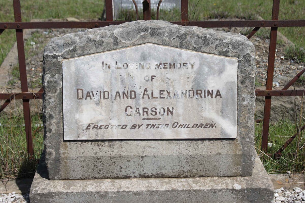 CARSON David :: CARSON Alexandrina