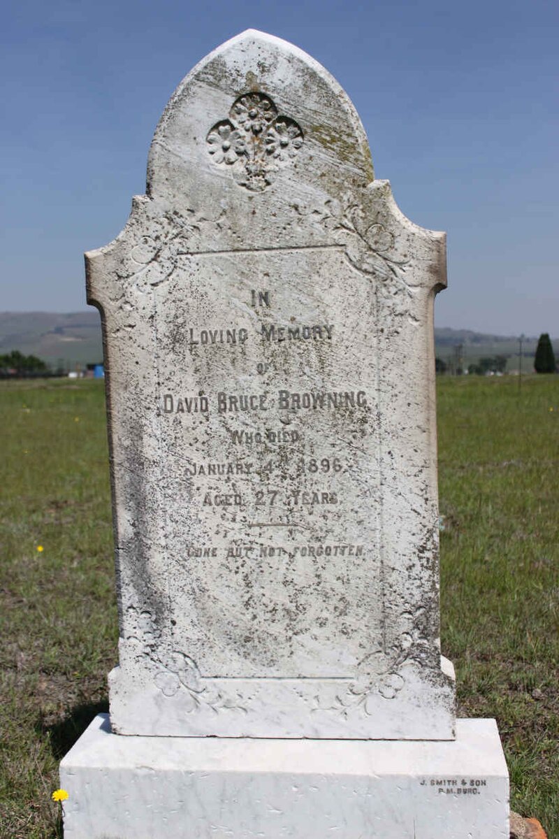 BROWNING David Bruce -1896