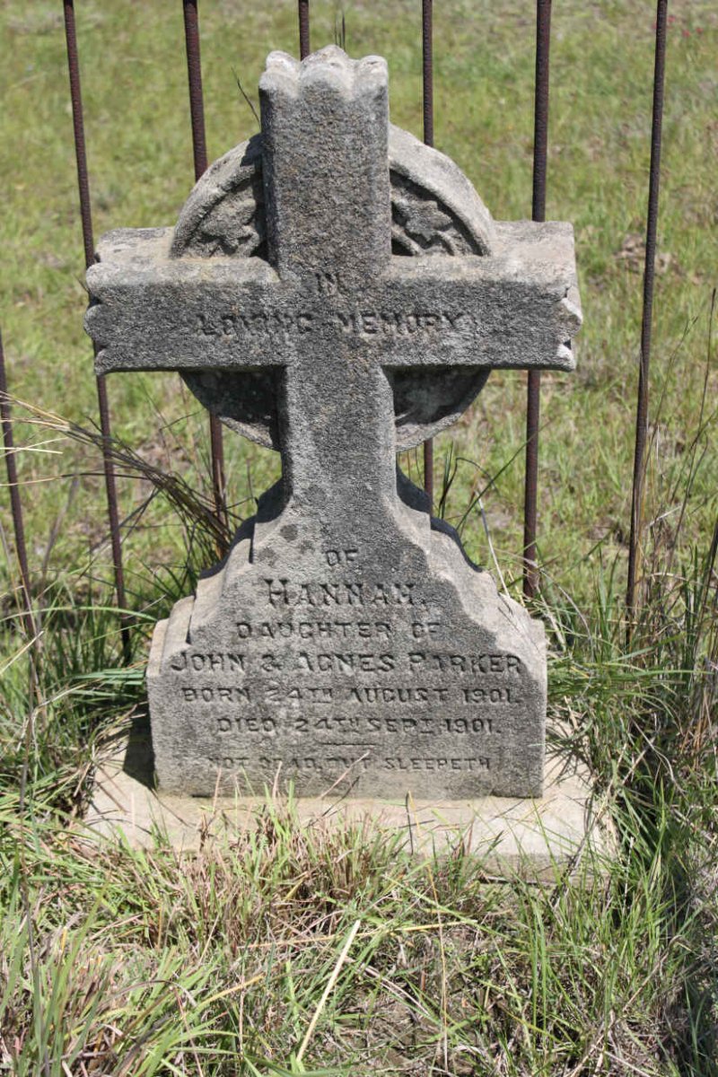 PARKER Hannah 1901-1901