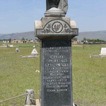 UYS Maria Elizabeth Rachel nee RICHARDS -1973