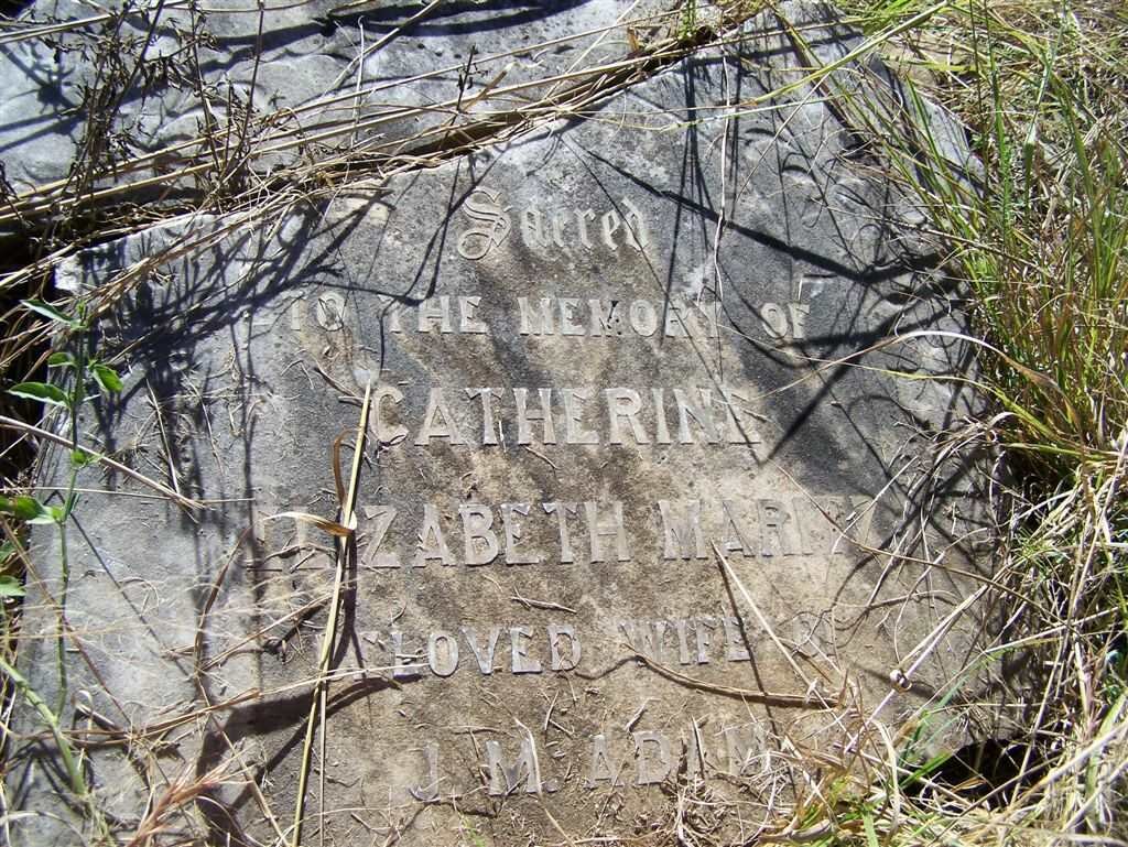 ADAM Catherina Elizabeth nee MARITZ