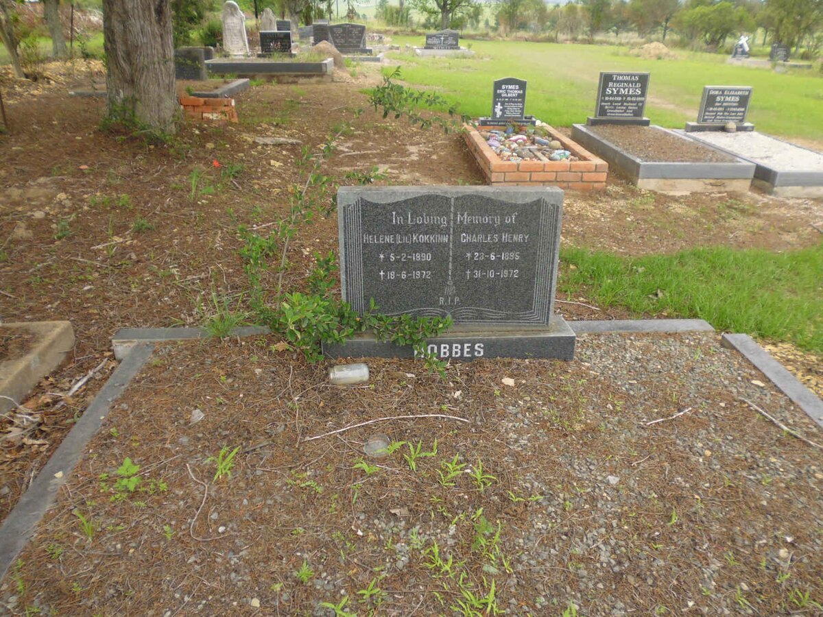 HOBBES Charles Henry 1895-1972 &amp; Helene Kokkinn 1890-1972