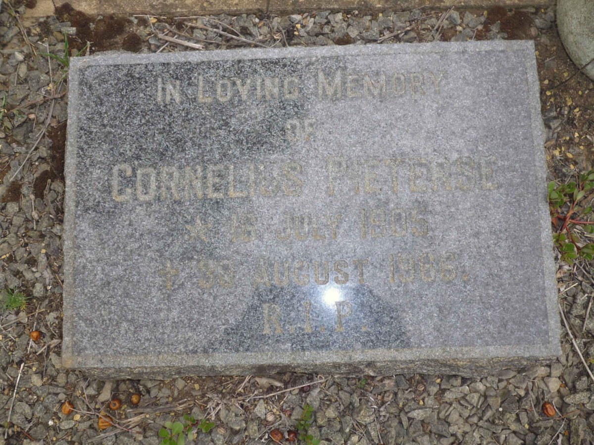 PIETERSE Cornelius 1905-1966