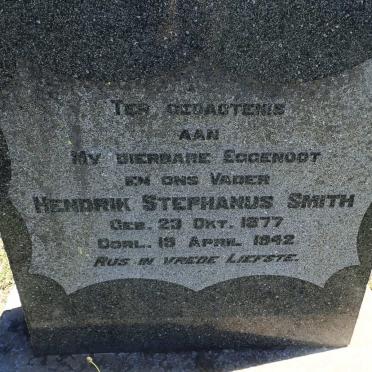 SMITH Hendrik Stephanus 1877-1942