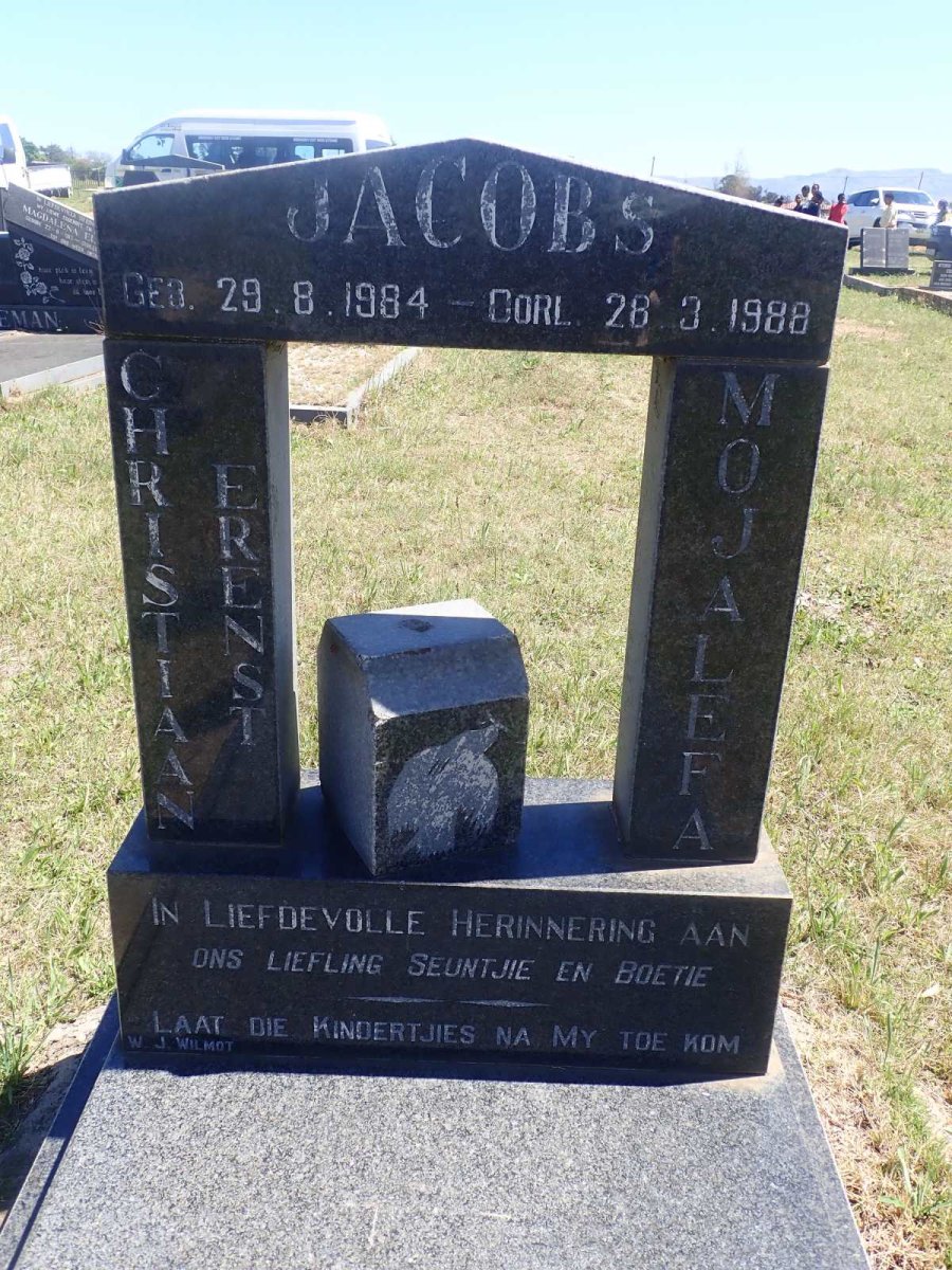 JACOBS Christiaan Ernest Mojalefa 1984-1988