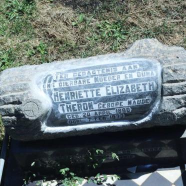 THERON Henriette Elizabeth nee NAUDE 1890-1973